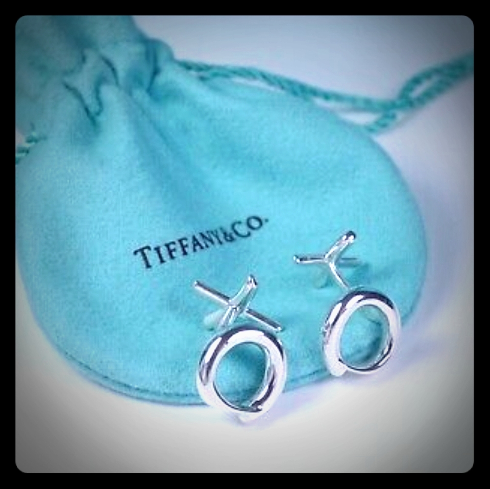 Tiffany & Co hugs and kisses cufflinks